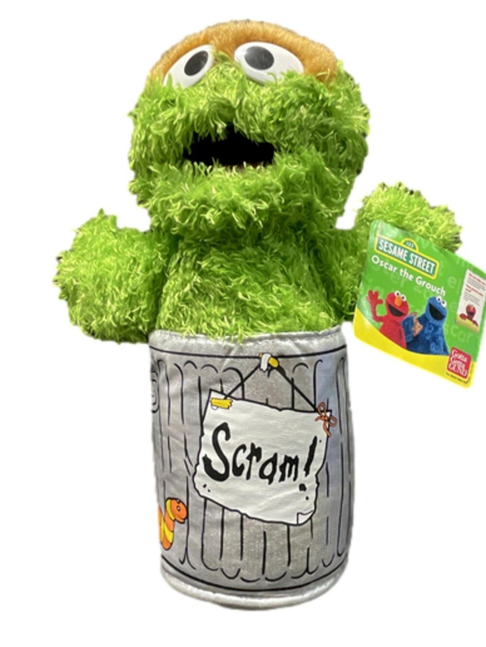 Vintage Oscar The Grouch Sesame Street Plush 10” By Gund 075860 NWT